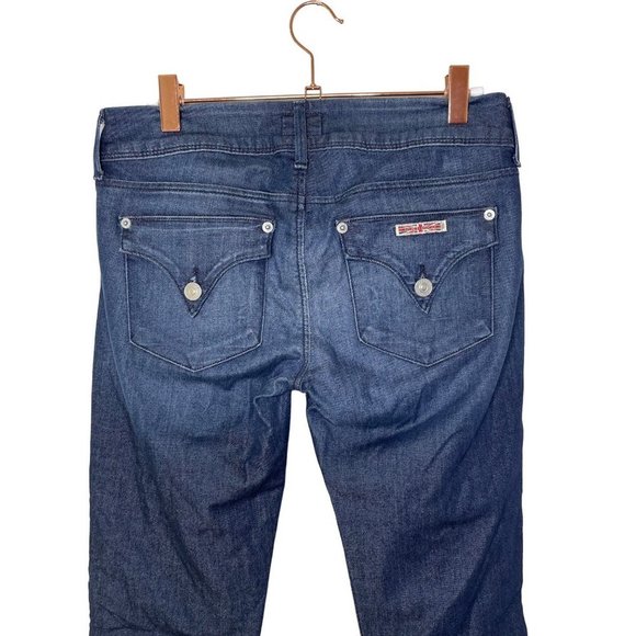 Hudson Collin Flap Skinny Jeans in Crete Dark Wash W422TIL Tencel Size 26 - Picture 6 of 10